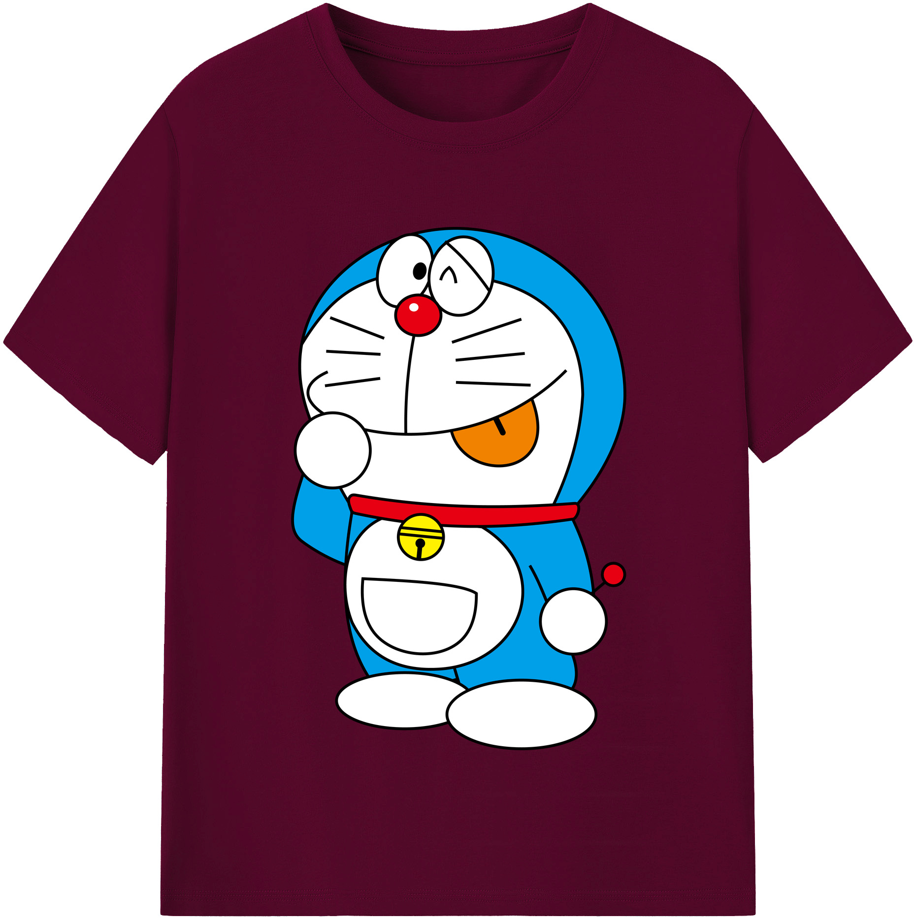 （画像用） ドラえもん Doraemon レディースカジュアルプリントTシャツ（綿100％）